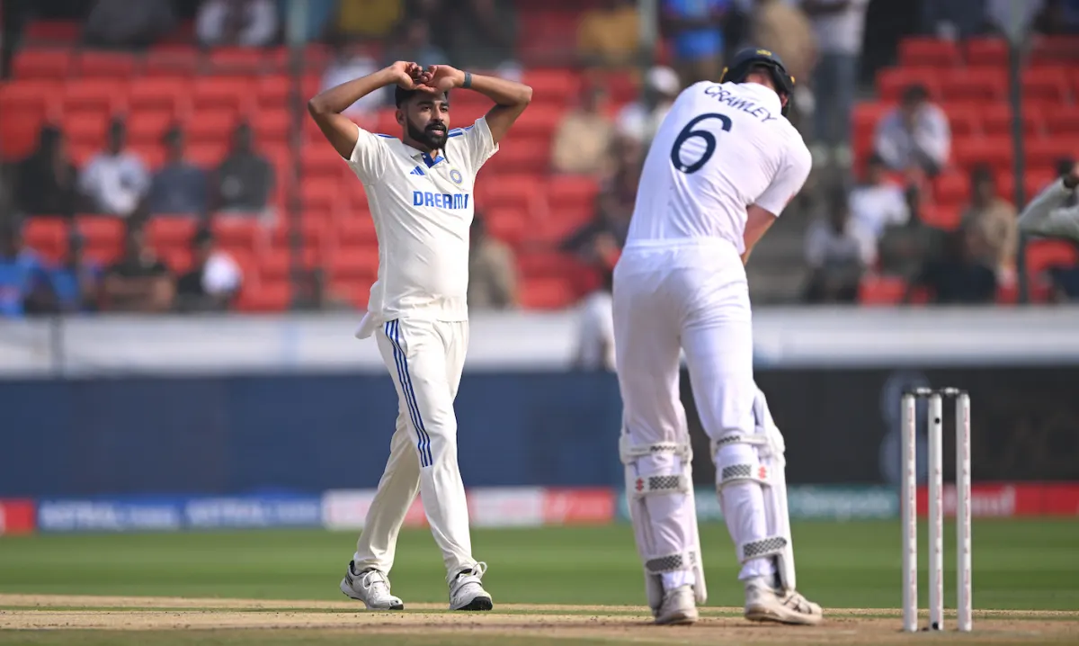 Siraj miss wicket